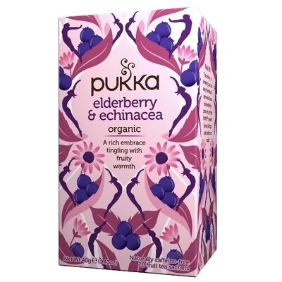 Pukka Teas | Organic Tea | Elderberry & Echinacea