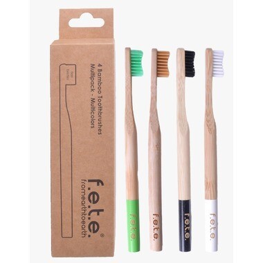 From Earth To Earth | Toothbrush Pack | Adult | Firm | Multicolour