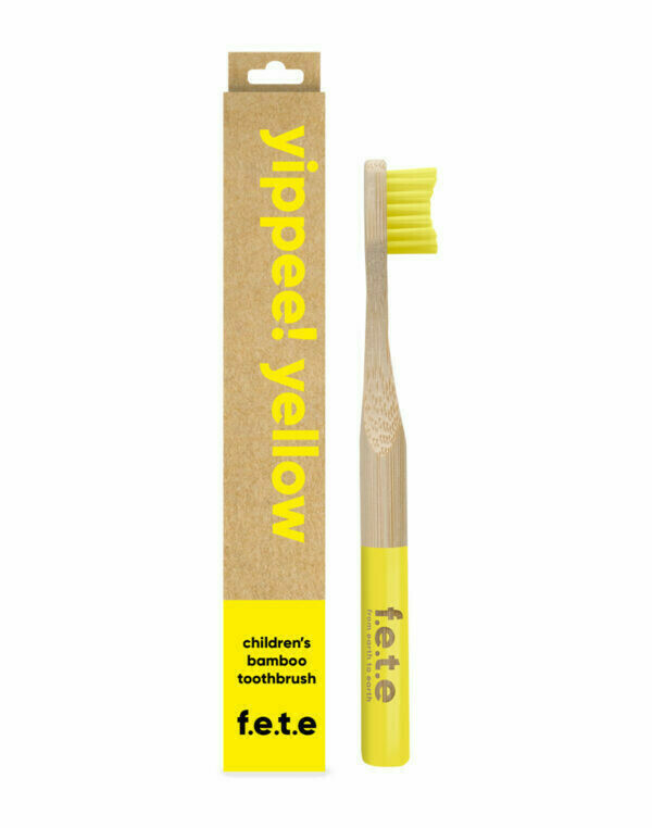 From Earth To Earth | Bamboo Toothbrush | Kids | Soft | Yellow