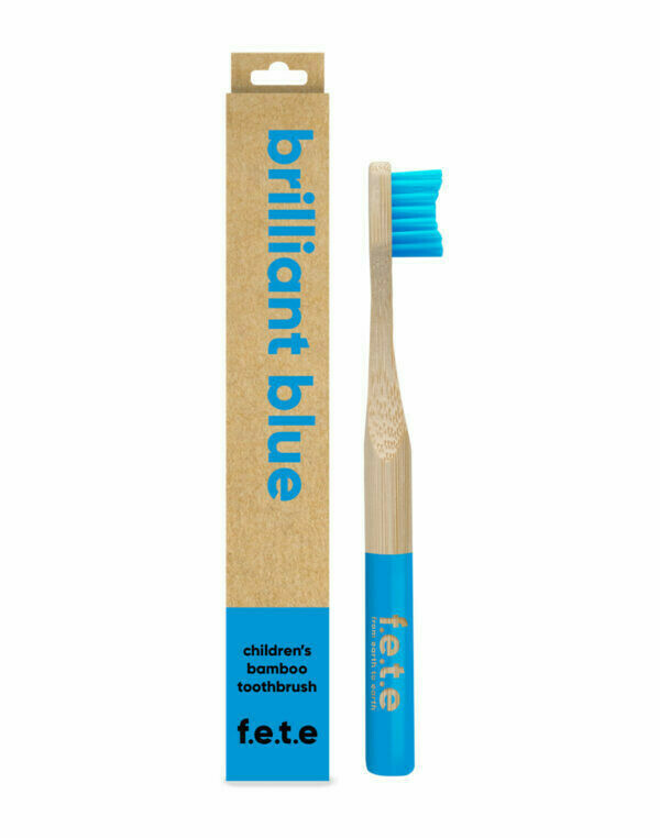From Earth To Earth | Bamboo Toothbrush | Kids | Soft | Blue