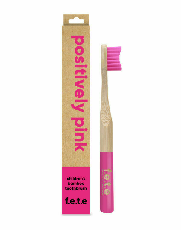From Earth To Earth | Bamboo Toothbrush | Kids | Soft | Pink