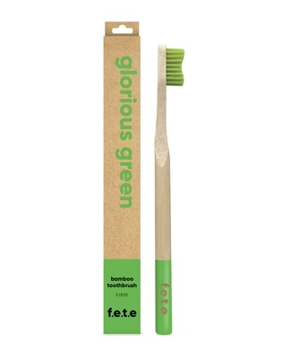 From Earth To Earth | Bamboo Toothbrush | Adult | Firm | Green