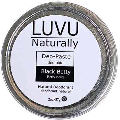 LUVU Beauty | Deo-Paste | Black Betty