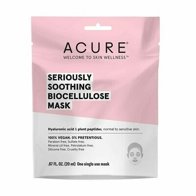 Acure | Facial Sheet Mask | Seriously Soothing Biocellulose