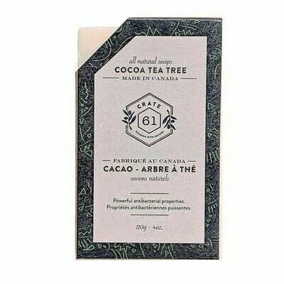 Crate 61 Organics | Bar Soap | Cocoa Tea tree
