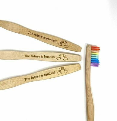 The Future Is Bamboo | Toothbrush | Kids 3+ | Soft | Rainbow