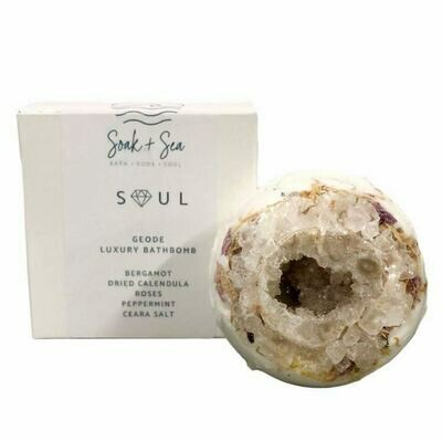 Soak & Sea | Luxury Bath Bomb | Geode