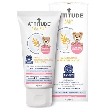 Attitude | Baby | Sensitive | Diaper Cream | Zinc