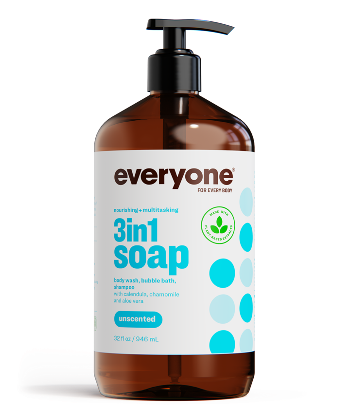 Everyone | 3 in 1 Body Wash | Unscented