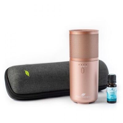 Plant Therapy | Diffuser | Portable Diffuser Travel Pack | Rose Gold