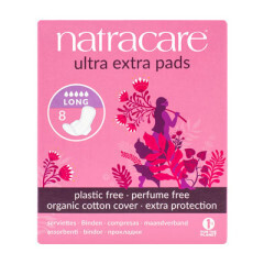 Natracare | Ultra Extra Pads | Long | 8