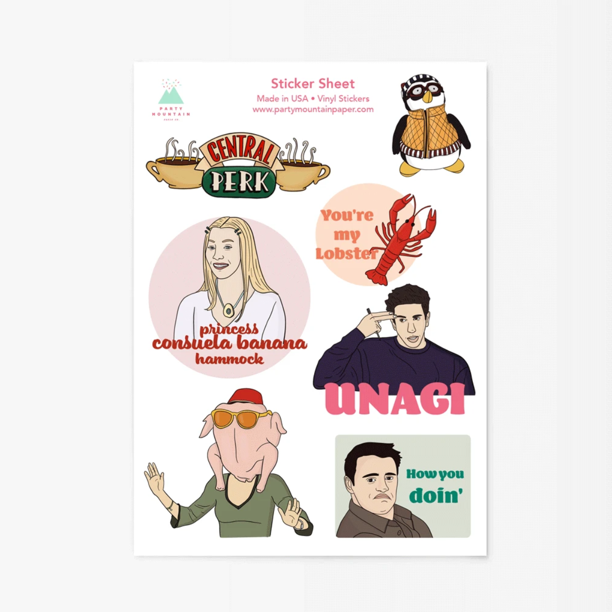 Stickers | Friends Sticker Sheet