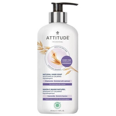 Attitude | Liquid Hand Soap | Sensitive Skin | Chamomile