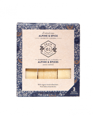 Crate 61 Organics | Bar Soap | Alpine & Spice | 3 Pack