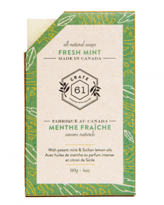 Crate 61 Organics | Bar Soap | Fresh Mint