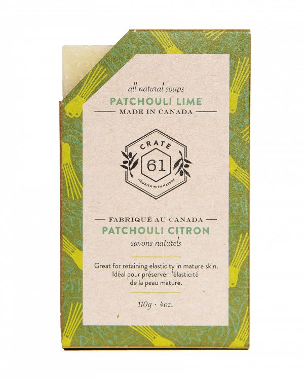 Crate 61 Organics | Bar Soap | Patchouli Lime
