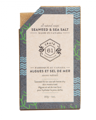 Crate 61 Organics | Bar Soap | Seaweed & Sea Salt