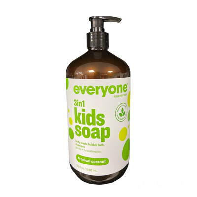 Everyone | Kids | 3 In 1 Wash | Tropical Coconut