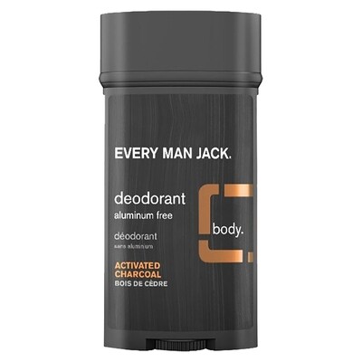 Every Man Jack | Mens | Deodorant | Activated Charcoal