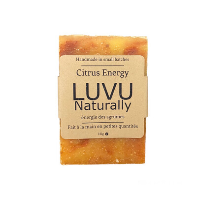 LUVU Naturally | Bar Soap | Citrus Energy