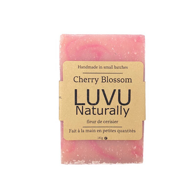 LUVU Naturally | Bar Soap | Cherry Blossom