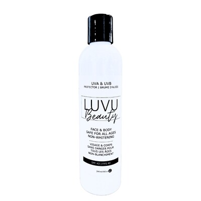 LUVU Beauty | Sunscreen | SPF 40