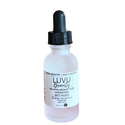 LUVU Beauty | Facial Serum | 2% Hyaluronic Acid Boosting Gel