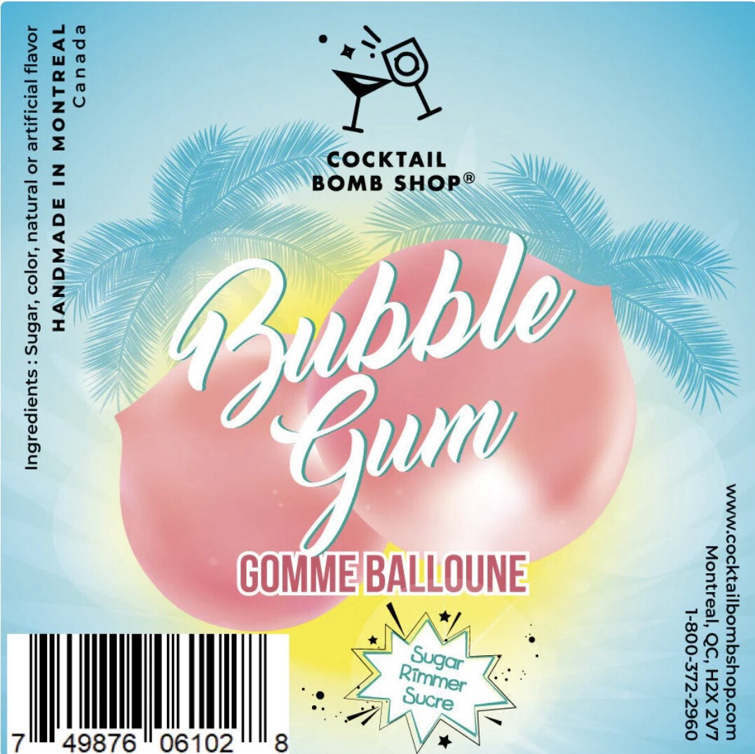 Cocktail Bomb Shop | Cocktail Rimmer | Bubblegum