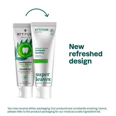 Attitude | Toothpaste | Fresh Breath | Peppermint