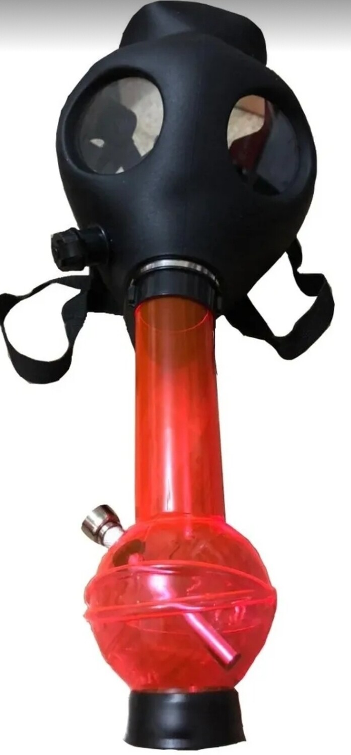 Máscaras con pipa bong de agua