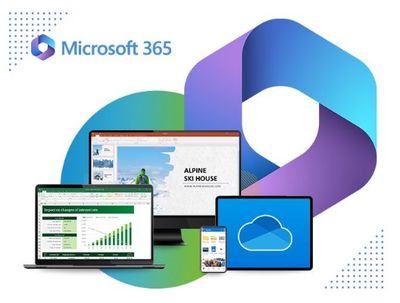 Microsoft 365  (PC/Mac/Tablet) Instalas en 5 dispositivos.