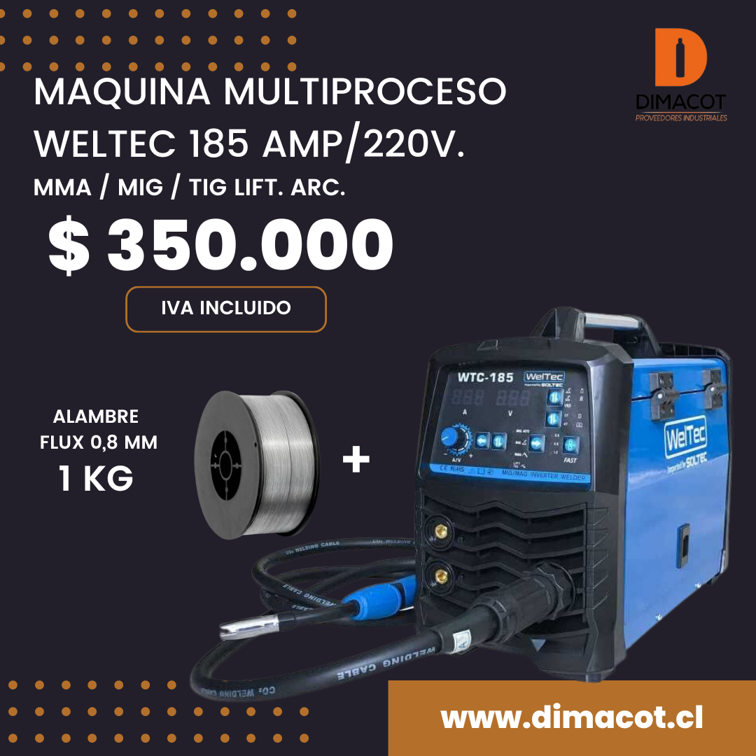 KIT MAQUINA WTC 185 + FLUX
