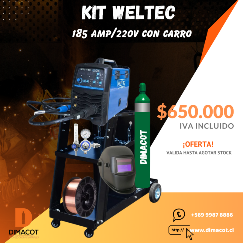 KIT WELTEC 185 + CARRO