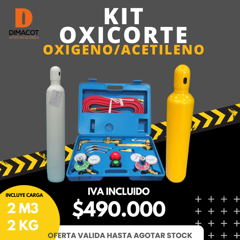 KIT OXICORTE PORTATIL 2M3