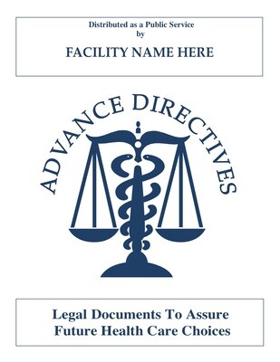 Advance Directive Books with Customized Cover