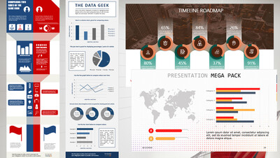 Pack Premiun - +150 infografías editables