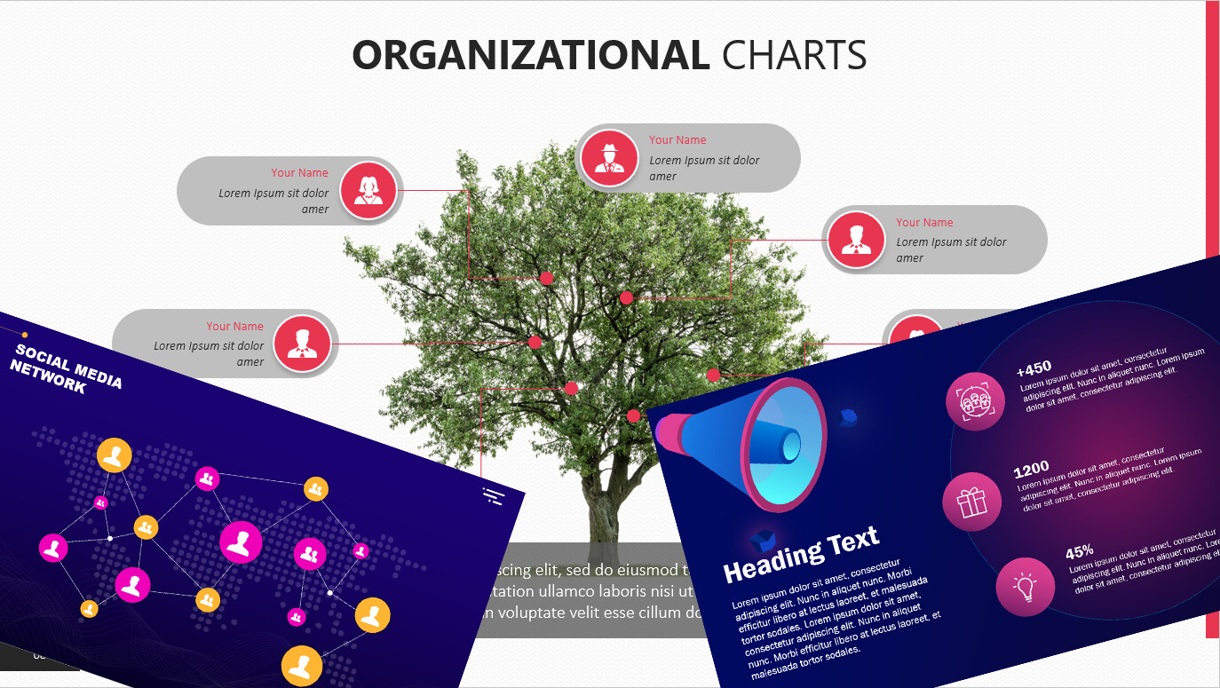 +700 Diapositivas editables para CC. y Marketing