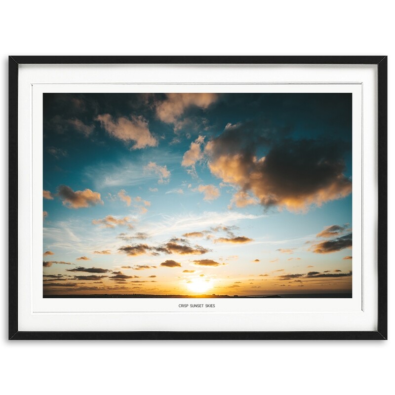 Crisp Sunset Skies