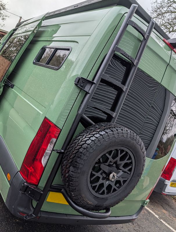 Wheel Carrier/Ladder - VW Crafter &#39;06-&#39;17/Mercedes Sprinter &#39;06-&#39;17