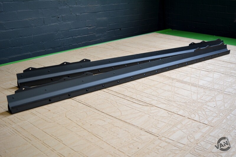 Panel Bed Mounting Rails For CRUX system