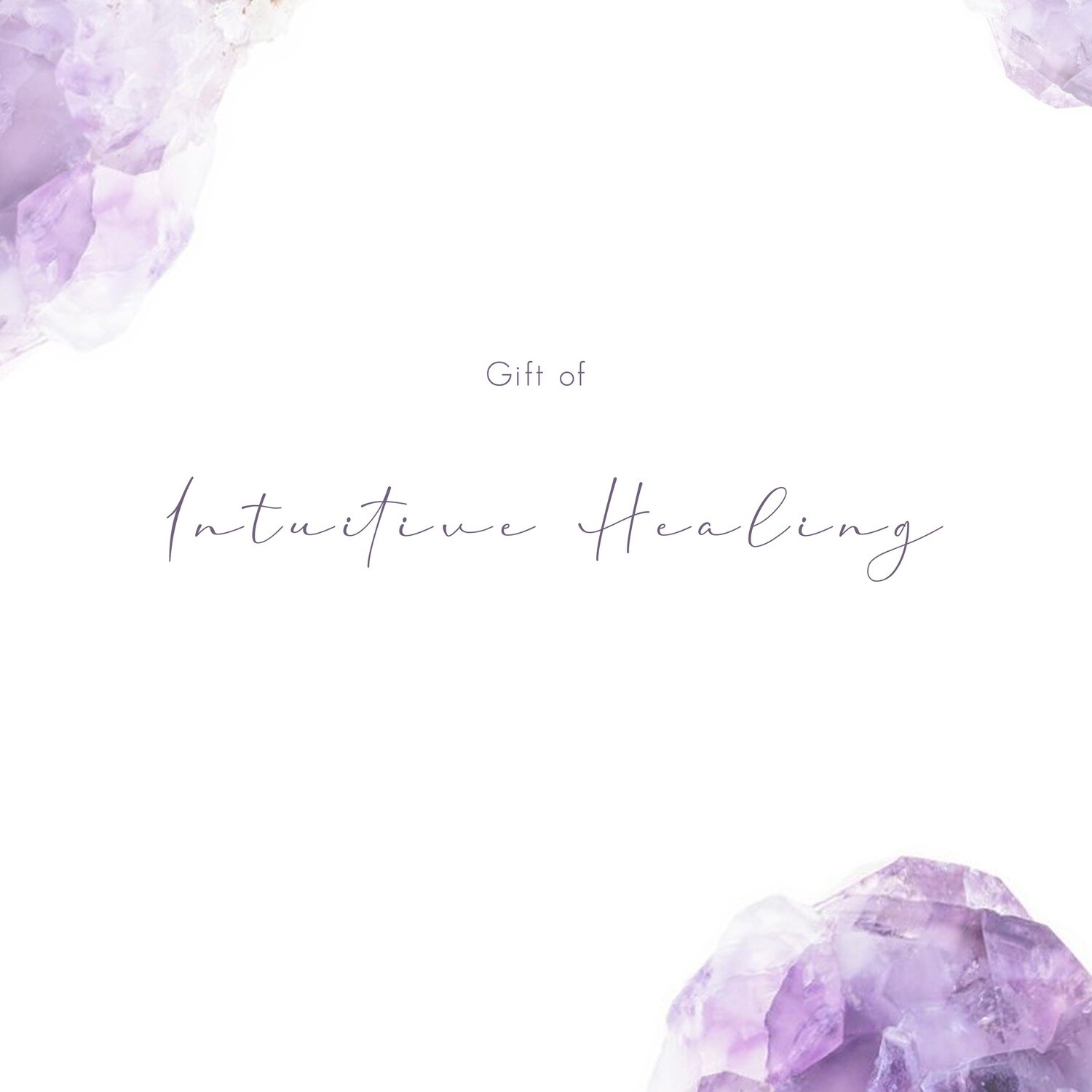 Intuitive Healing Gift Voucher Intuitive Healing Gift Voucher