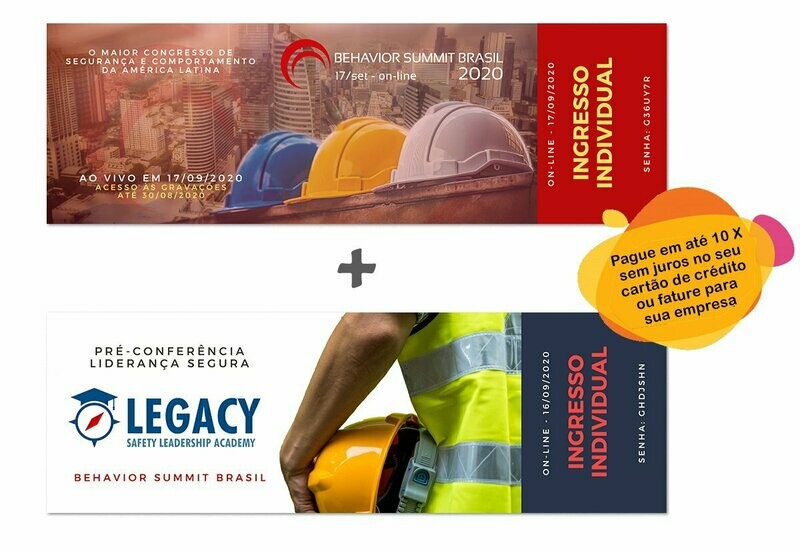 Combo de Ingressos para o BSB 2020 e Pré-conferência Liderança Segura