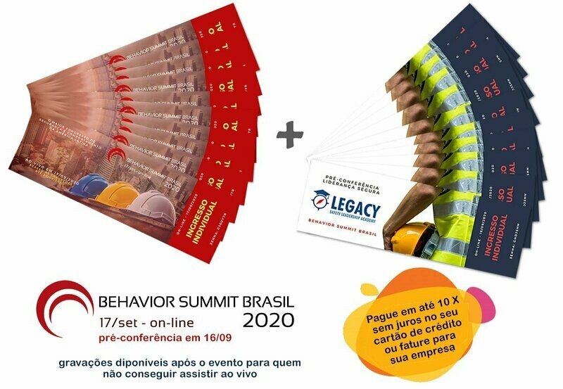 Combo com 10 ingressos para o BSB 2020 + 10 ingressos para a pré-conferência Liderança Segura.