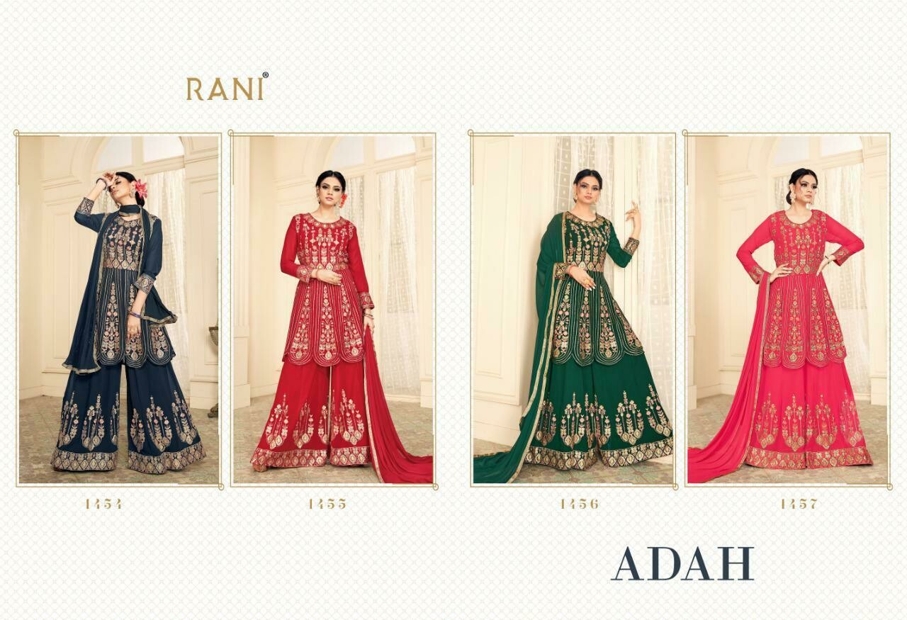 Rani trendz Adah Stylish Multi Sequence Work Top With Inner Santoon