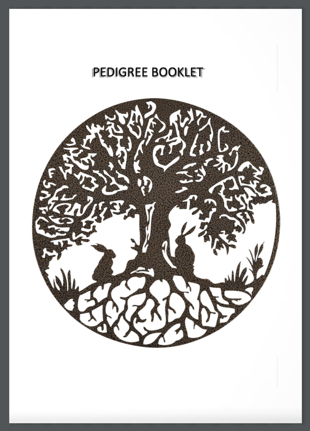 Rabbit Pedigree Booklet