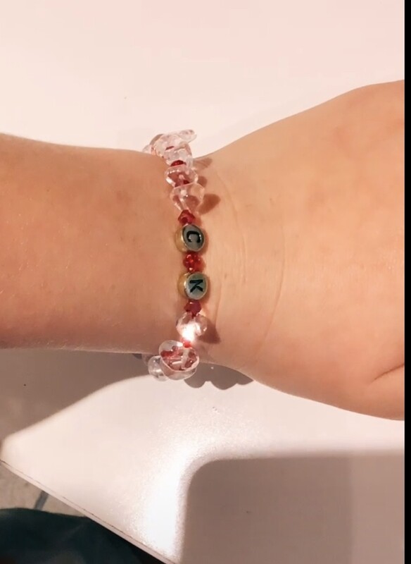 Custom initial bracelet