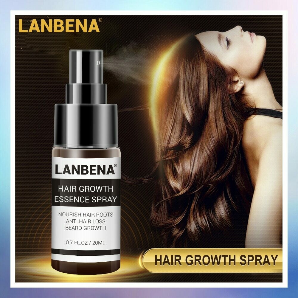 LANBENA Hair Growth Serum Spray Hair Growing Essence Anti Hair Loss Consolidating Root Prevent Baldness Hair-Care Beauty
