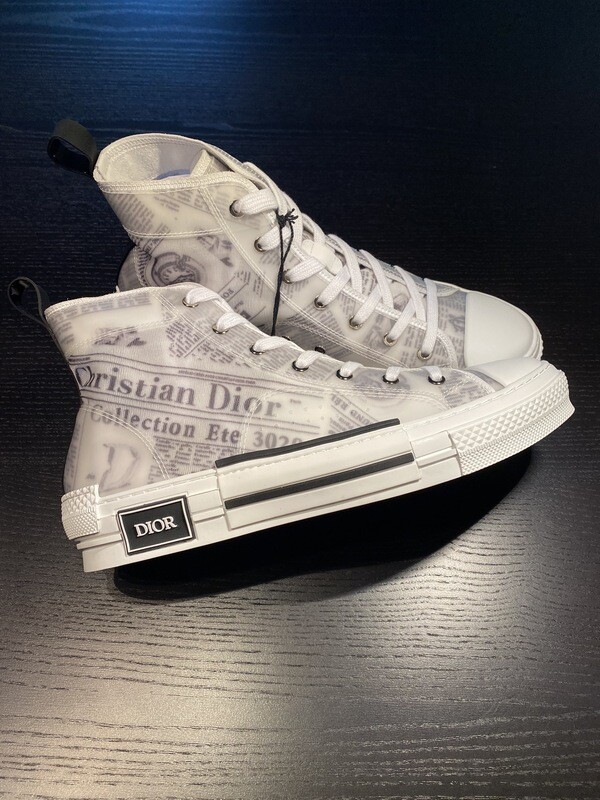 Dior B23 Newspaper Sneakers