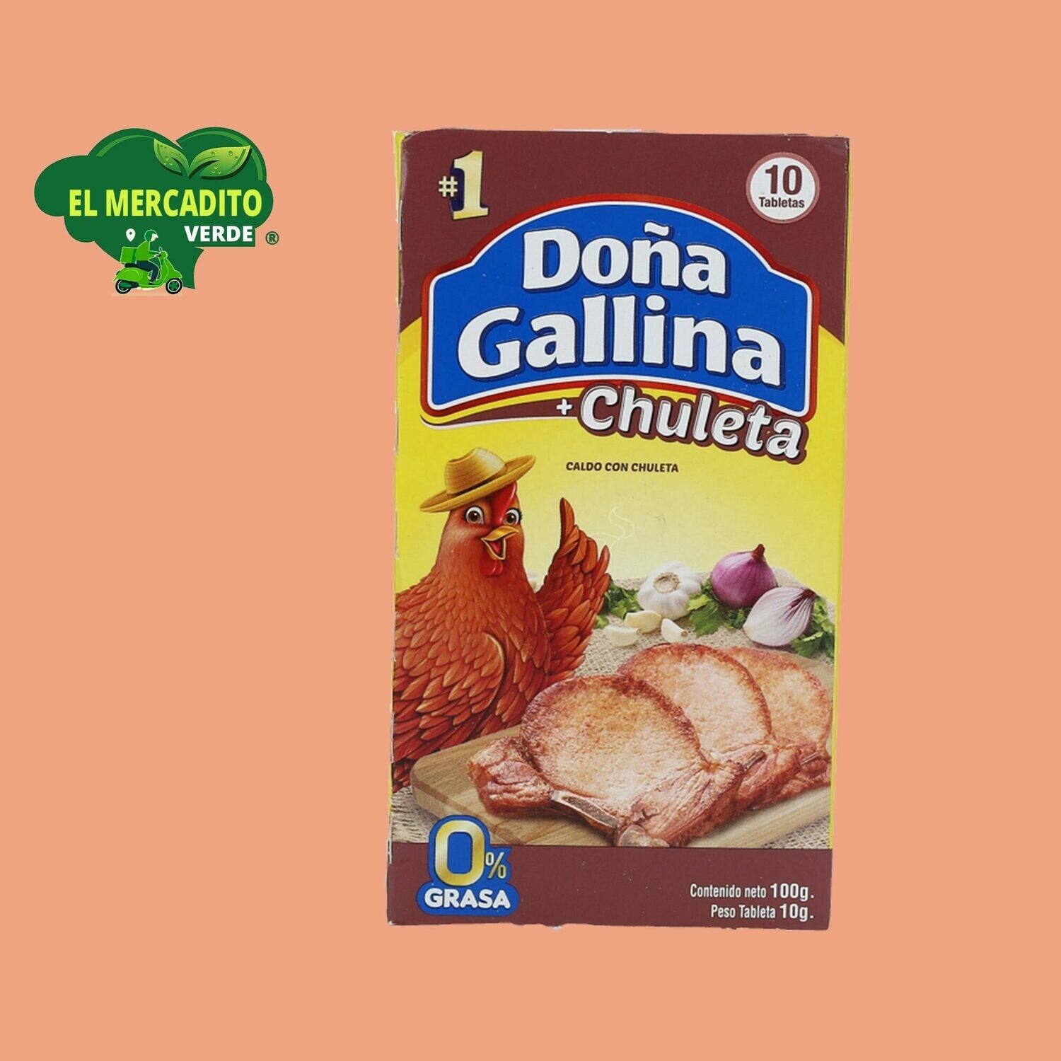 Caldo De Chuleta Doña Gallina 10 Uds.