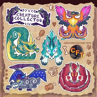 Creature Collector Sticker Sheet